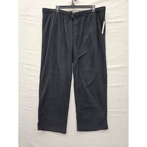 Goodfellow & Co Mens XXL Black Microfleece Pajama Pants Straight Leg NWT 1549